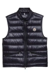 Moncler Gui Packable Down Vest In Blue
