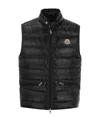 Moncler Gui Quilted Padded Gilet In Black