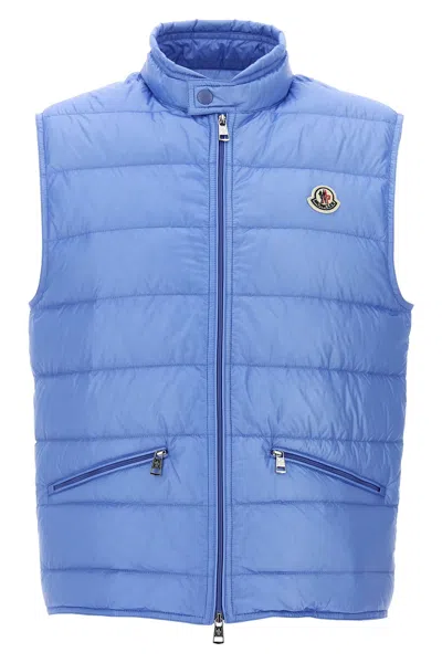 Moncler 'gui' Vest In Blue