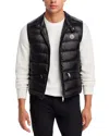 Moncler Gui Zip Front Vest In Black