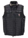 Moncler Vests With Logo In Black