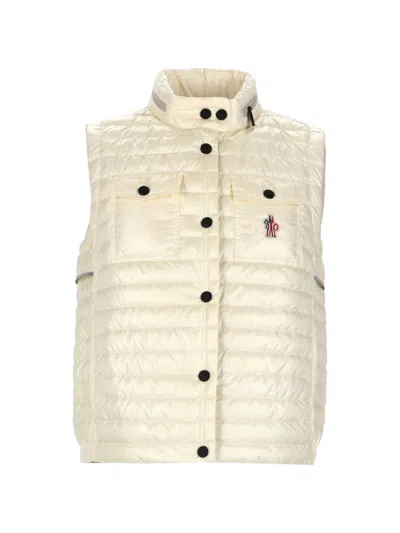 Moncler Grenoble Gumiane Recycled Ripstop Vest In Neutral