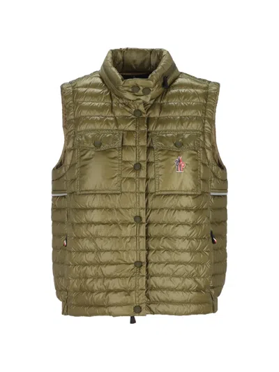 Moncler Grenoble Gumiane Recycled Ripstop Vest In Green
