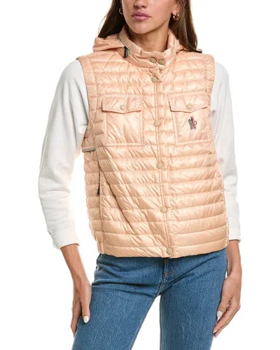 Moncler Gumiane Vest In Neutral