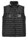 Moncler Vests With Logo In Black