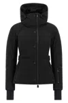 Moncler Grenoble Black Stretch Nylon Guyane Down Jacket In Black