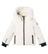 Moncler Guyane Down Ski Jacket In White