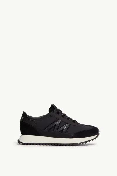 Moncler Suede And Nubuck Mixed-material Sneaker In Animal Print