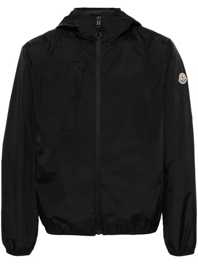 Moncler Lightweight Water-proof Jacket In Black