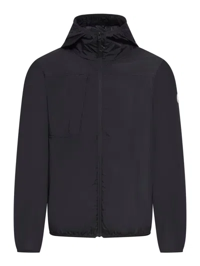 Moncler Hooded Haadrin Jacket In Black