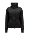 Moncler Hainet Belted Ski Jacket In Black