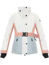 Moncler Hainets Padded Ski Jacket Green In White