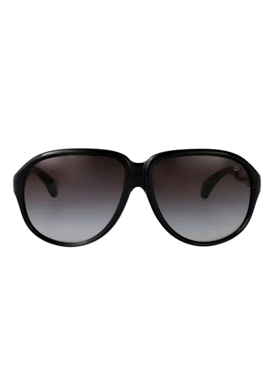 Moncler Halcyonne Round-frame Sunglasses