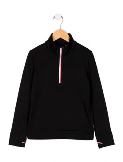 Pre-owned Moncler Kids' Half Zip Jacket In Black
