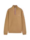 Moncler Half-zip Sweatshirt In Brown