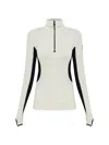 HALF-ZIP ROLL-NECK BASE-LAYER THERMAL T-SHIRT