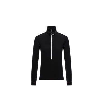 Moncler Half-zip Sweatshirt, Women, Black, Size: Xs