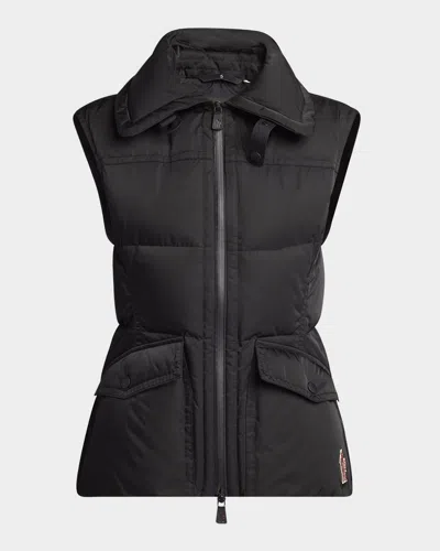 Moncler Hallaine Down Puffer Vest In Multi