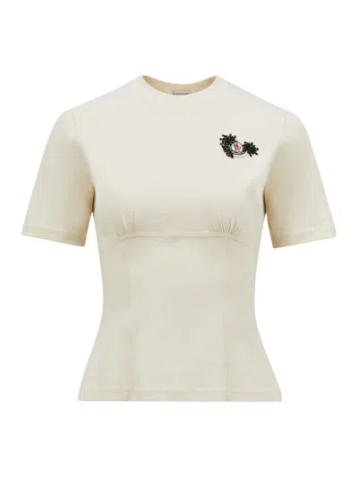 MONCLER HAND-BEADED COTTON TOP