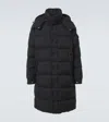 Moncler Hanoverian Quilted Shell Coat In Black