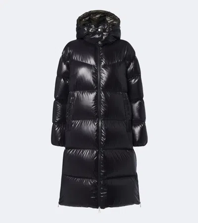 Moncler Harfang Down Coat In Black
