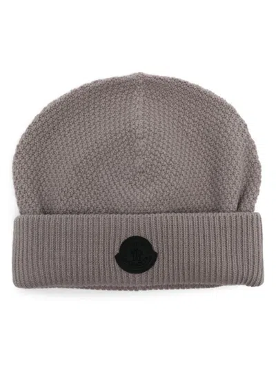 Moncler Wool Beanie In Grau
