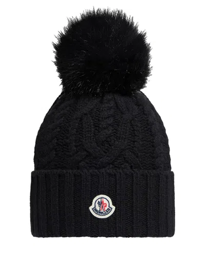 Moncler Hat Accessories In Black