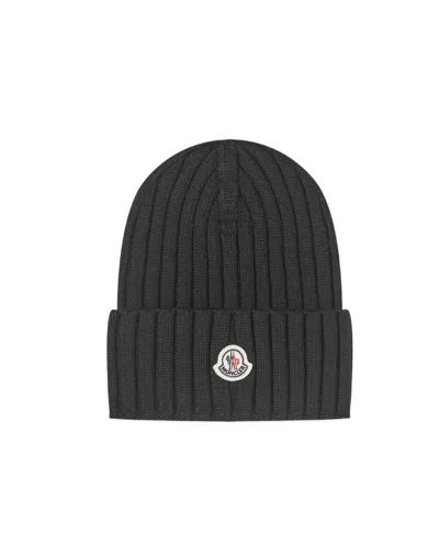 Moncler Hat In Black