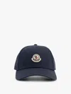 Moncler Logo-patch Detail Baseball Cap In Blue