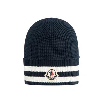 Pre-owned Moncler Hat 'dark Blue' | Men's Size Onesize