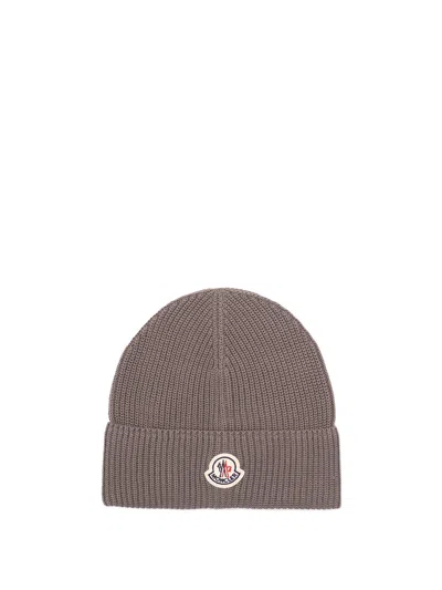 Moncler Hat In Brown