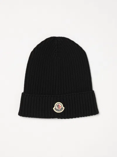 Moncler Wool And Cashmere Hat In Black