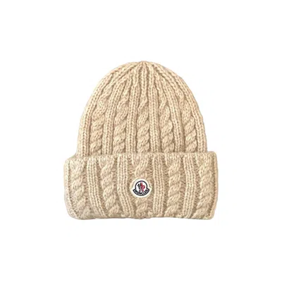 Pre-owned Moncler Hat 'light Beige' | Cream | Women's Size Onesize