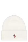 Moncler Grenoble Hat Made Of Wool And Alpaca In White