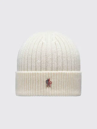 Moncler Hat Men  In White