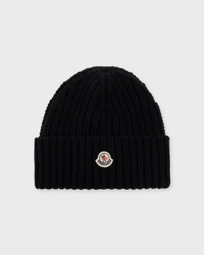 Moncler Hat Natural Uni In Black