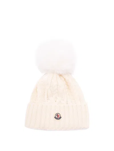 Moncler Hat In White