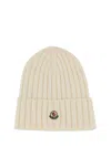 Moncler Hat With Logo In Metallic