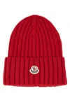 Moncler Wool Hat In Red