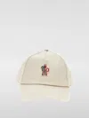 Moncler Gabardine Trucker Cap Hats Beige In Neutral