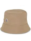 Moncler Logo Beige Bucket Hat