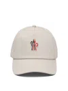 Moncler Gabardine Trucker Cap Hats Beige