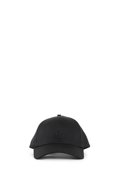 Moncler Men's Classic Cap In Black
