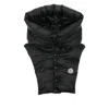 Moncler Quilted High-neck Hood In Black