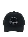 Moncler Logo-patch Adjustable Baseball Cap In Black