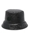 Moncler Logo-print Padded Bucket Hat In Black