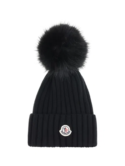 Moncler Hats E Hairbands In Black