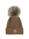 Moncler Hats E Hairbands In Brown