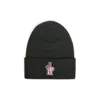 Moncler Knitted Wool Hat Ribbed Cuff