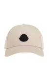 Moncler Logo Patch Baseball Cap In Multicolor